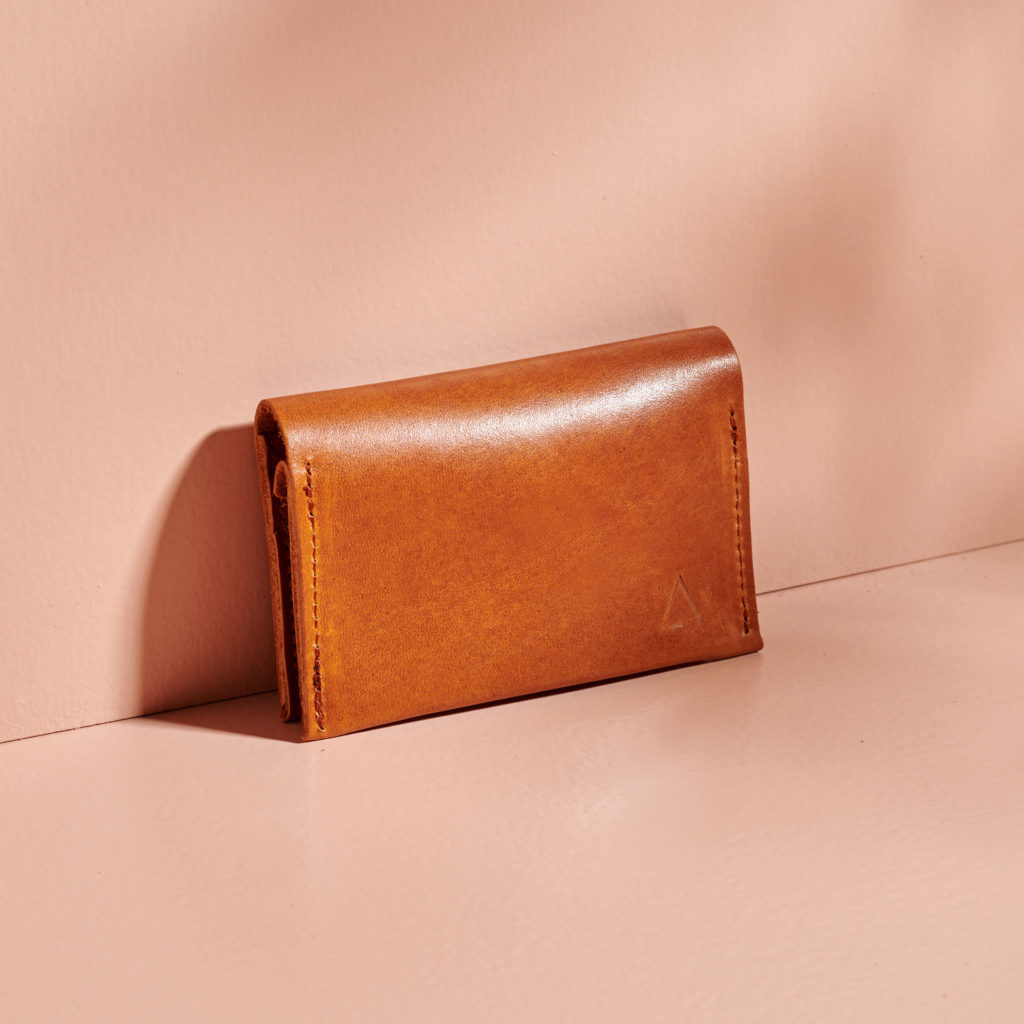 Wallet OLI MIDI cognac oiled sustainable natural leather