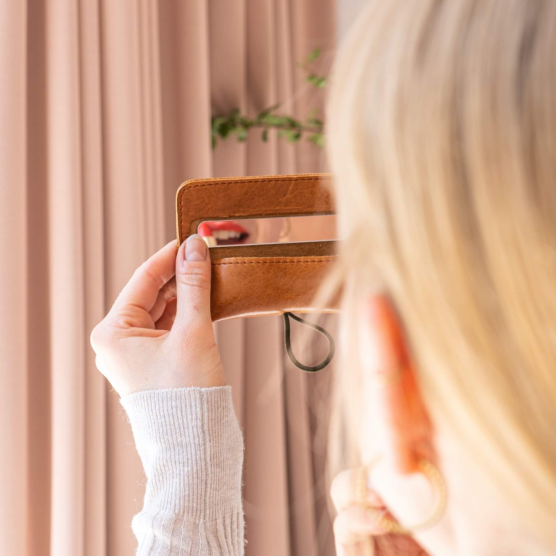Our lipstick case is a practical add-on for on the go.